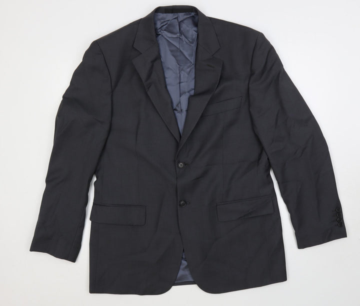 Marks and Spencer Mens Grey Wool Jacket Suit Jacket Size 40 Regular