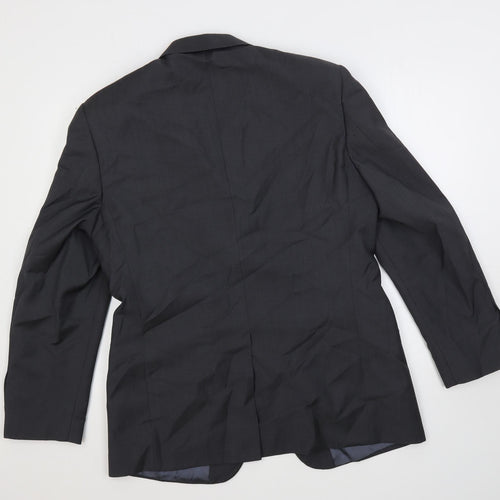 Marks and Spencer Mens Grey Wool Jacket Suit Jacket Size 40 Regular