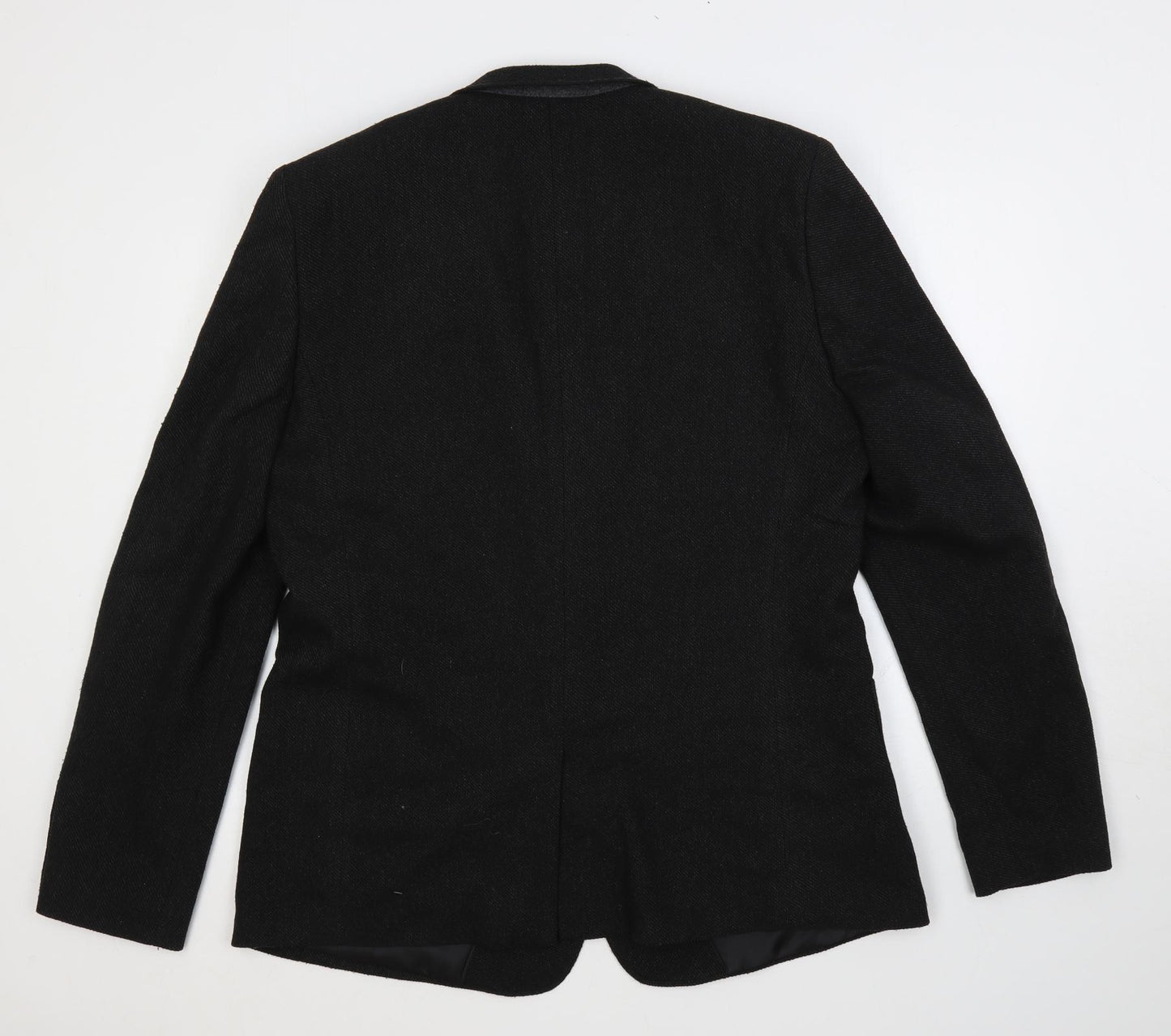 ASOS Mens Black Jacket Blazer Size 46 Button
