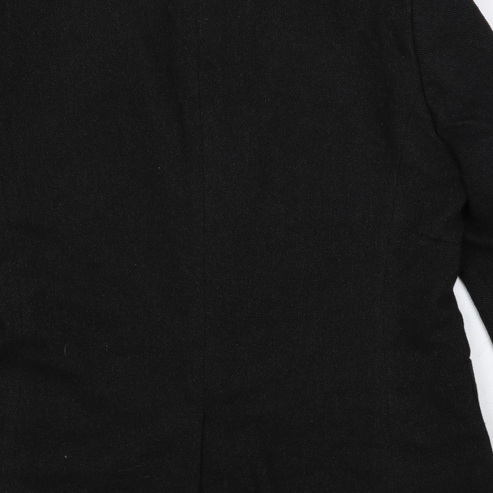 ASOS Mens Black Jacket Blazer Size 46 Button