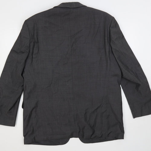 Cerruti Mens Grey Wool Jacket Suit Jacket Size 42 Regular