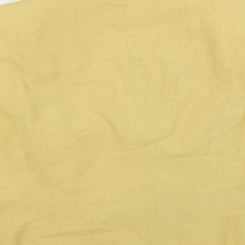 KlaraKollection Womens Yellow Jacket Blazer Size 16 Button