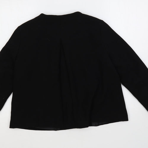 Zara Womens Black Jacket Size M Snap