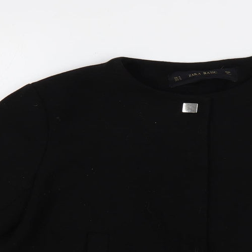 Zara Womens Black Jacket Size M Snap