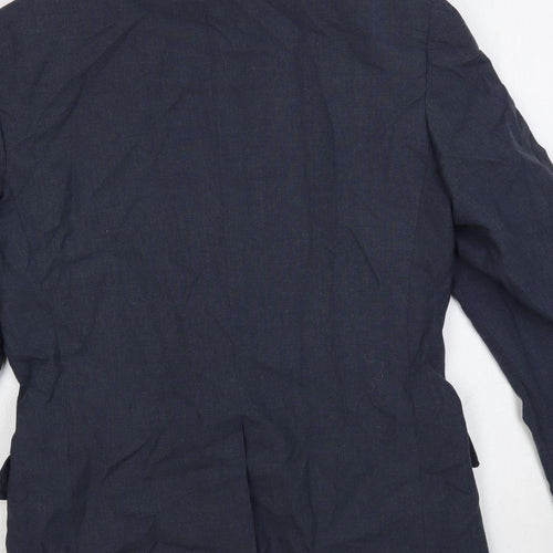 Prep Mens Blue Polyester Jacket Suit Jacket Size 38 Regular