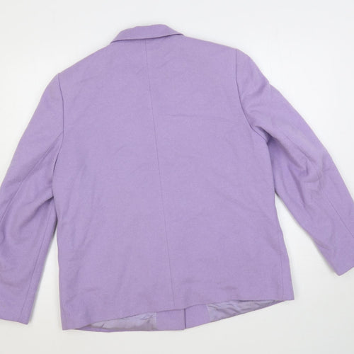 Gerry Weber Womens Purple Jacket Blazer Size 16 Button