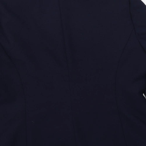 Debenhams Womens Blue Jacket Blazer Size 16 Button