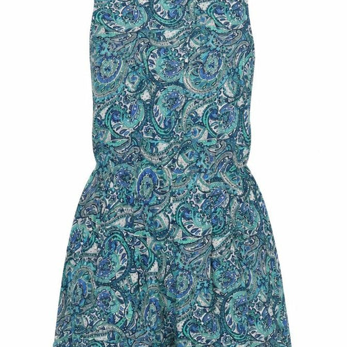 Brave Soul Womens Multicoloured Paisley Viscose Romper One-Piece Size S Zip