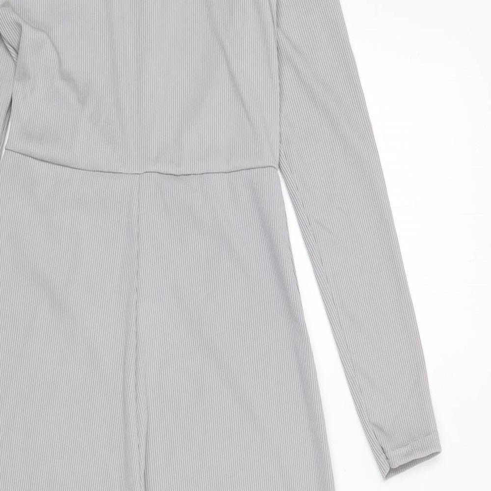 Boohoo Womens Green Polyester Jumpsuit One-Piece Size 10 L19 in Pullover