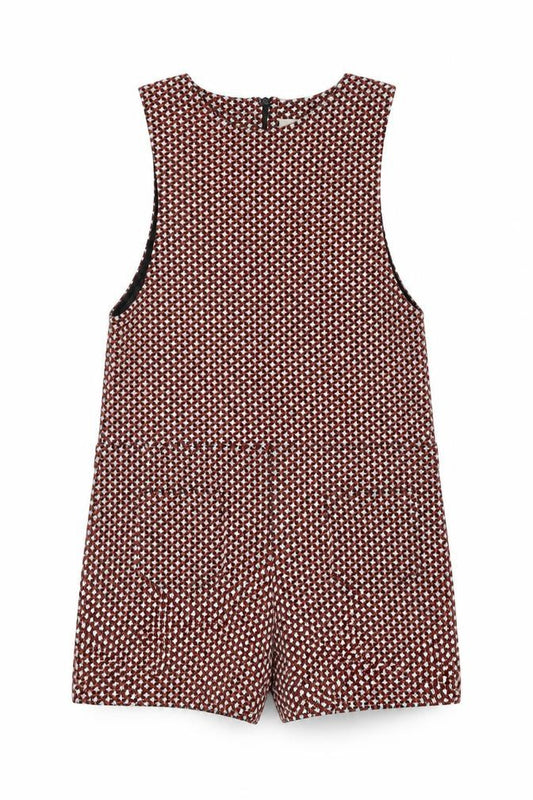 Zara Girls Multicoloured Geometric Polyester Romper Outfit/Set Size 9-10 Years Zip