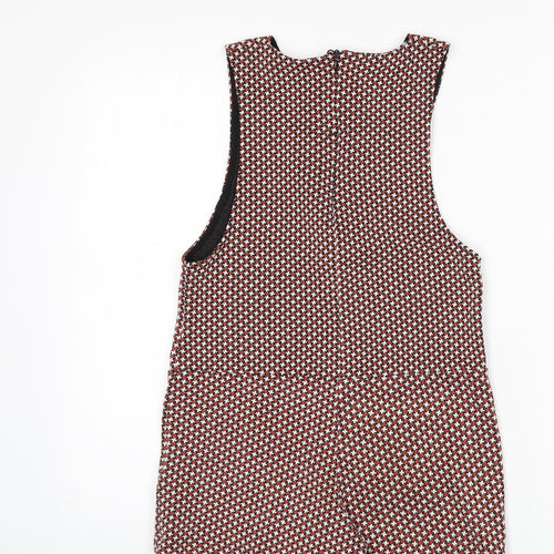 Zara Girls Multicoloured Geometric Polyester Romper Outfit/Set Size 9-10 Years Zip