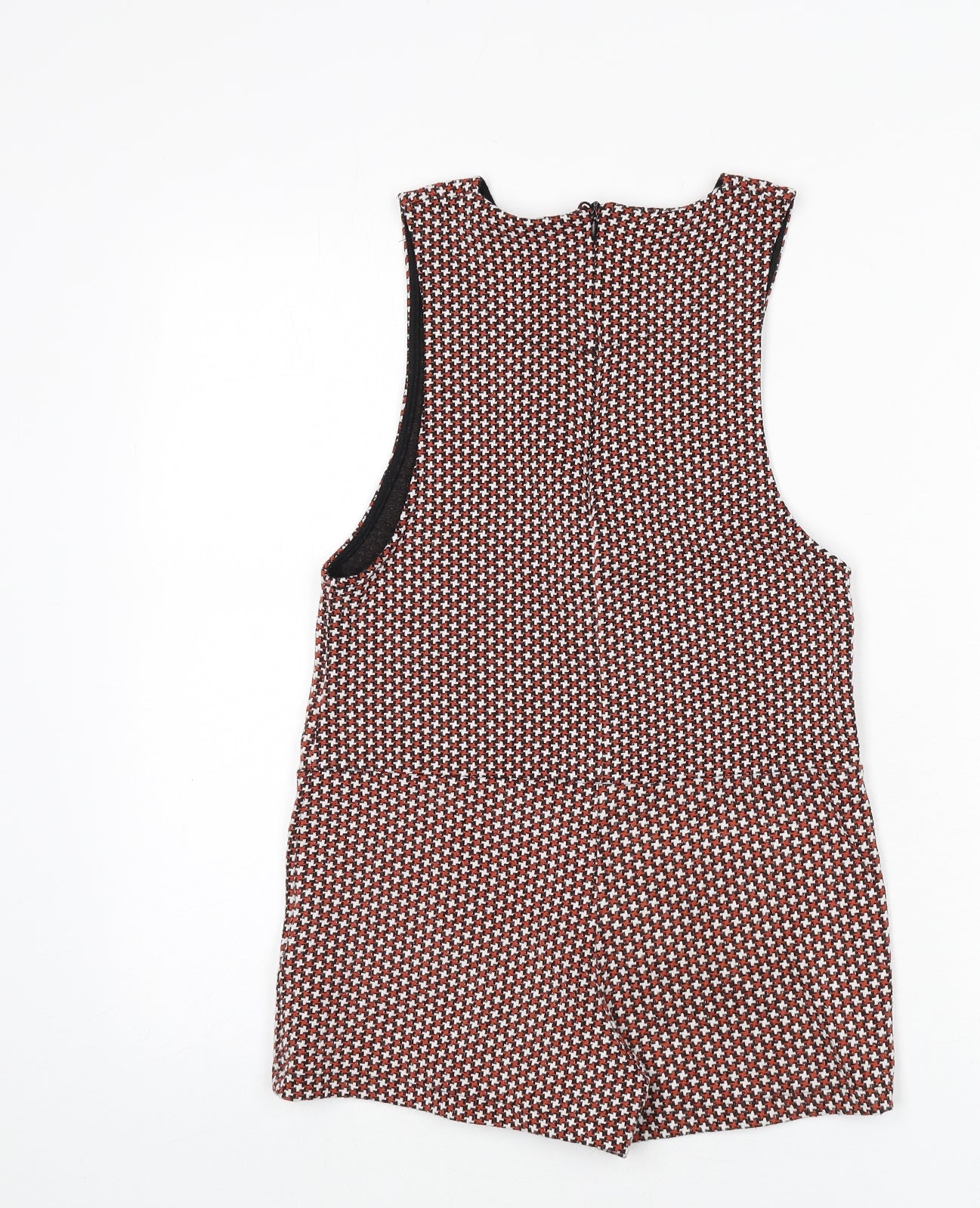 Zara Girls Multicoloured Geometric Polyester Romper Outfit/Set Size 9-10 Years Zip