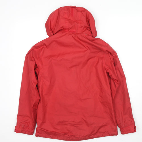 Hi Gear Womens Red Windbreaker Jacket Size 8 Zip - Technical