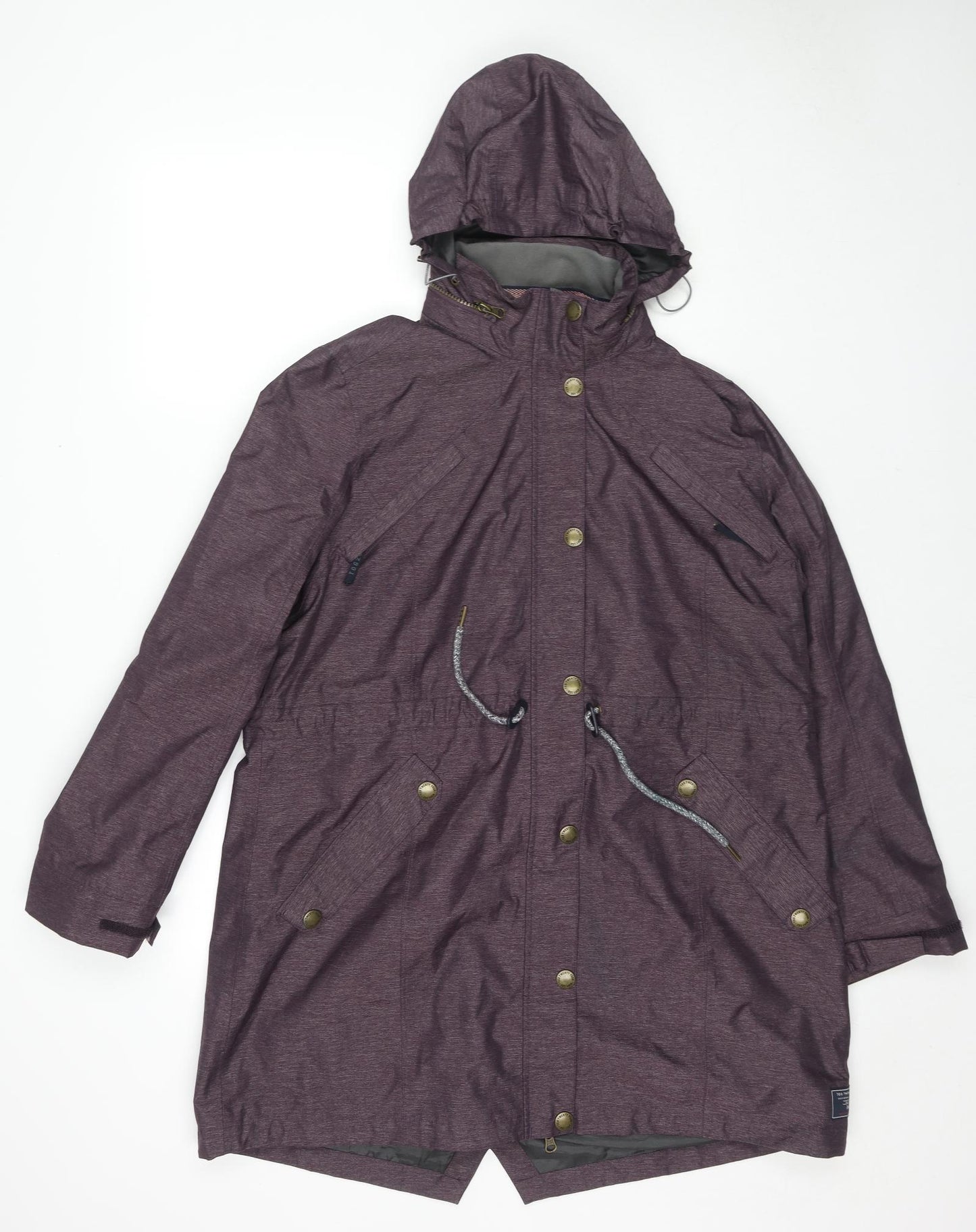 TOG24 Womens Purple Windbreaker Jacket Size 16 Zip