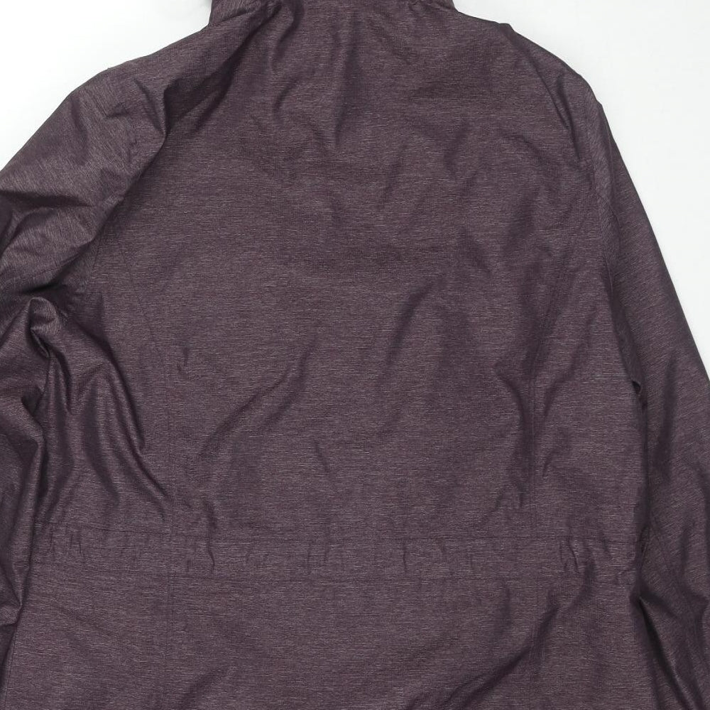 TOG24 Womens Purple Windbreaker Jacket Size 16 Zip