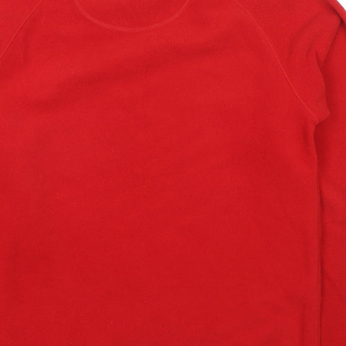 Blue Harbour Mens Red Polyester Pullover Sweatshirt Size S
