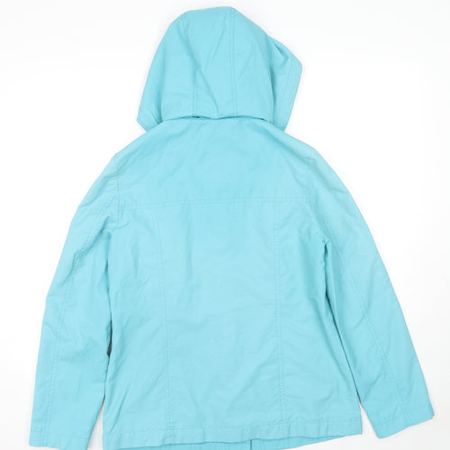 Per Una Womens Blue Jacket Size 8 Zip