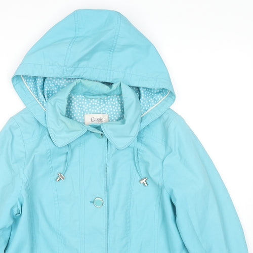 Per Una Womens Blue Jacket Size 8 Zip