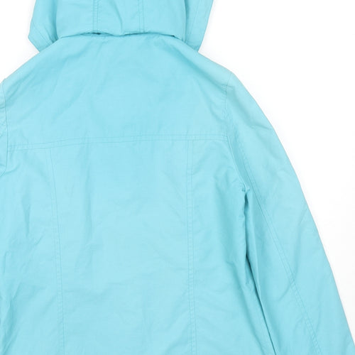Per Una Womens Blue Jacket Size 8 Zip