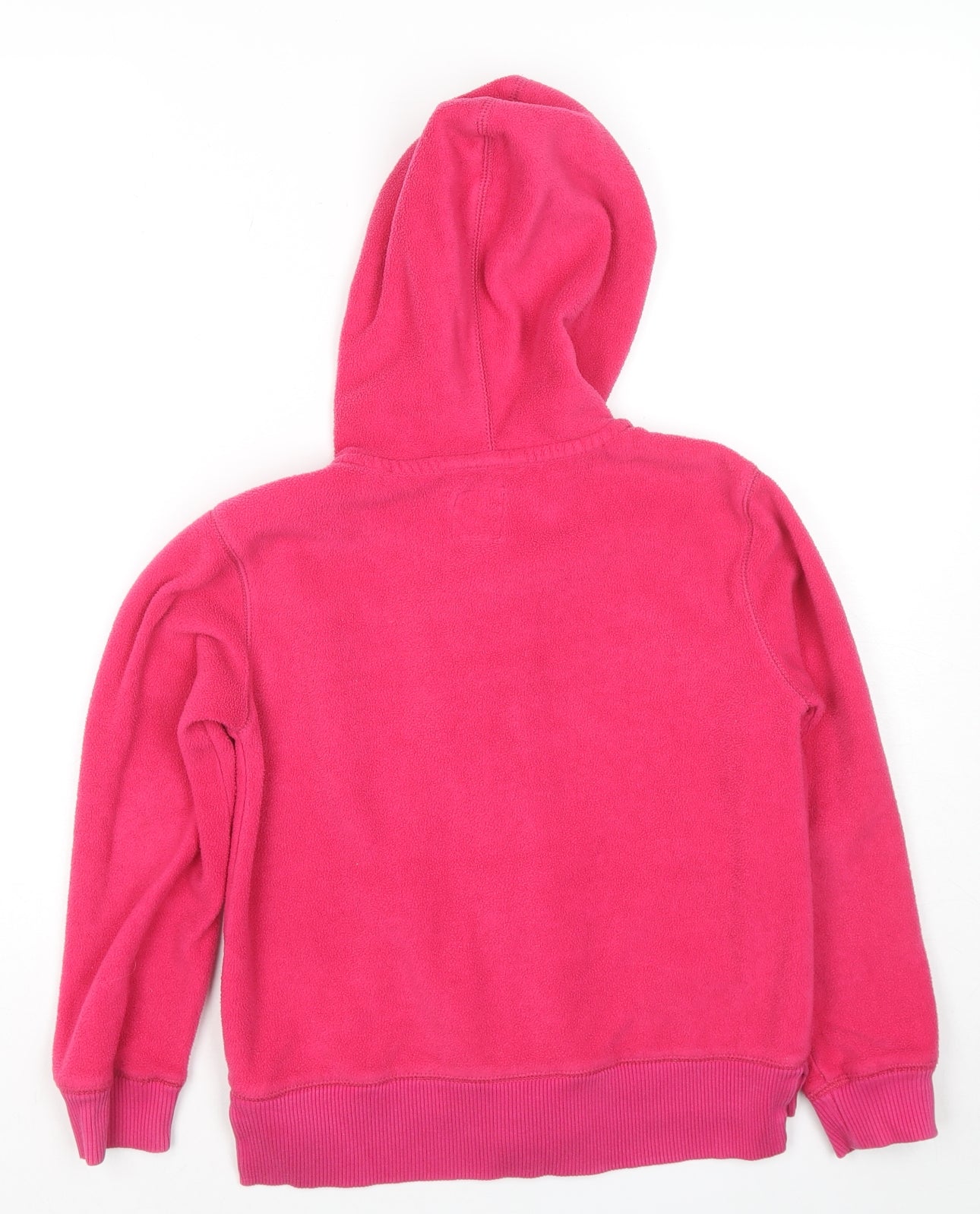 Gap Girls Pink Polyester Full Zip Hoodie Size 10 Years Zip
