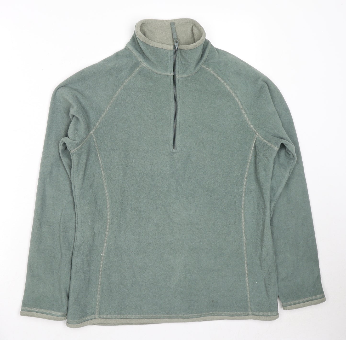 Mountain Warehouse Womens Green Polyester Pullover Sweatshirt Size 12 Pullover