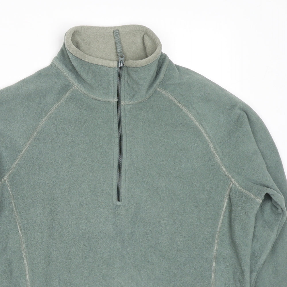 Mountain Warehouse Womens Green Polyester Pullover Sweatshirt Size 12 Pullover