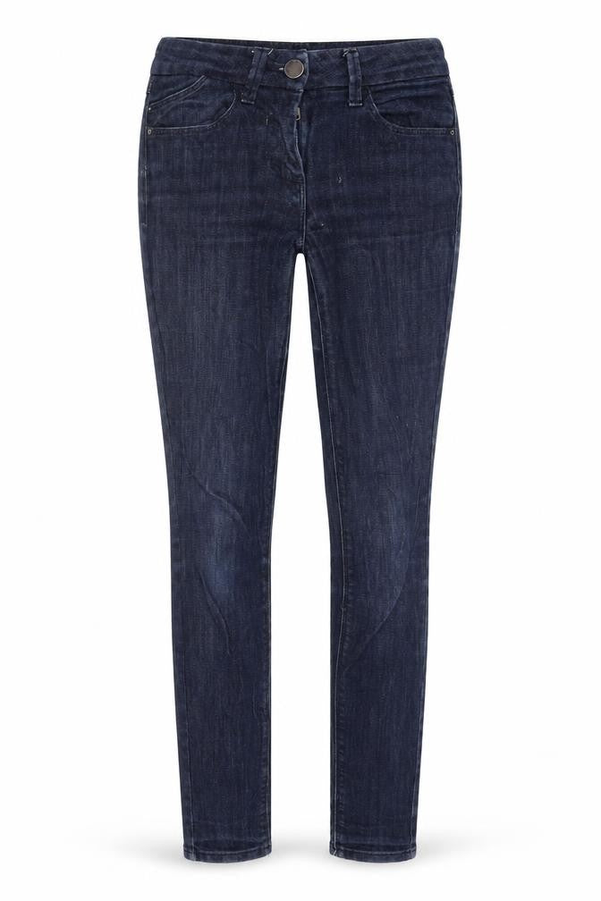 Marks and Spencer Womens Blue Cotton Jegging Jeans Size 8 L38 in Regular Zip
