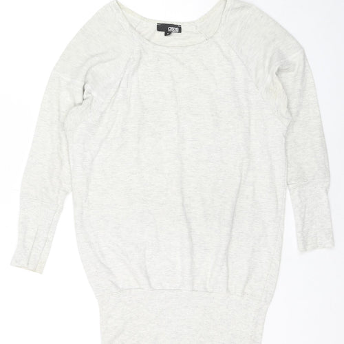 ASOS Womens Grey Cotton Pullover Sweatshirt Size 8 Pullover