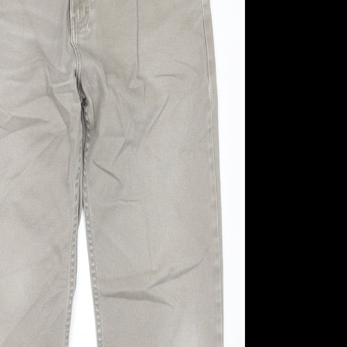 Blue Harbour Mens Beige Cotton Straight Jeans Size 34 in L31 in Regular Zip