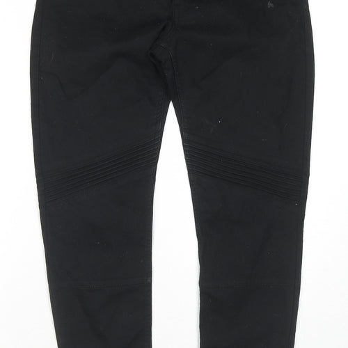 H&M Womens Blue Cotton Skinny Jeans Size 12 L27 in Regular Zip