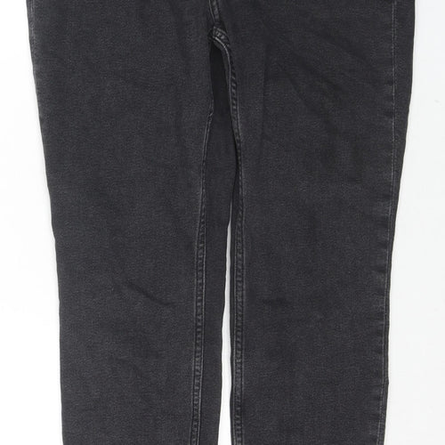 Divided by H&M Womens Black Cotton Skinny Jeans Size 10 L27 in Regular Zip