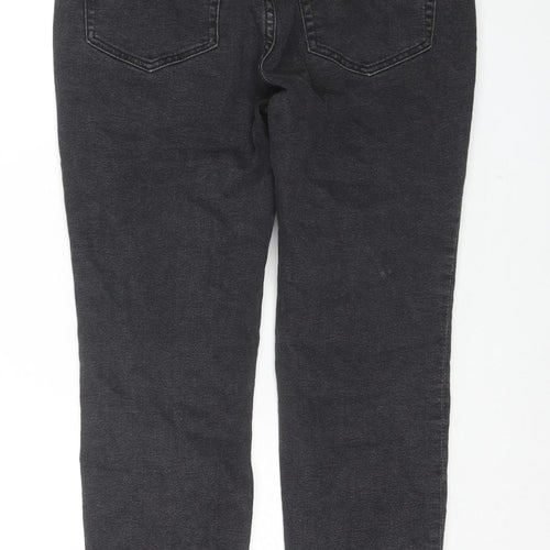 Divided by H&M Womens Black Cotton Skinny Jeans Size 10 L27 in Regular Zip