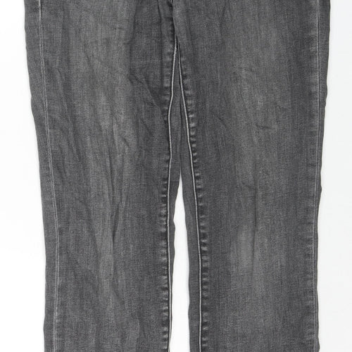 Gap Womens Grey Cotton Skinny Jeans Size 27 in L30 in Regular Zip