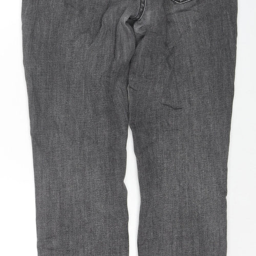 Gap Womens Grey Cotton Skinny Jeans Size 27 in L30 in Regular Zip