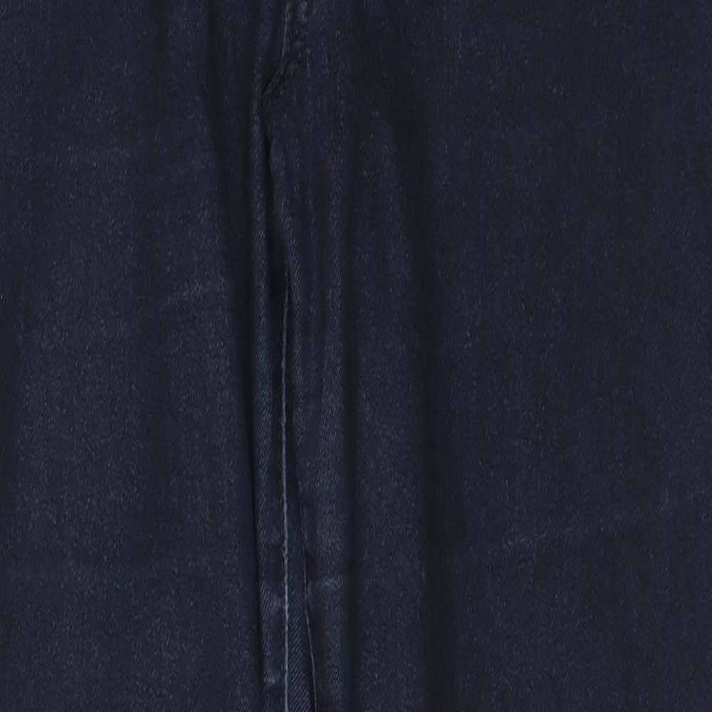 Armani Exchange Womens Blue Cotton Skinny Jeans Size 10 L29 in Regular Zip