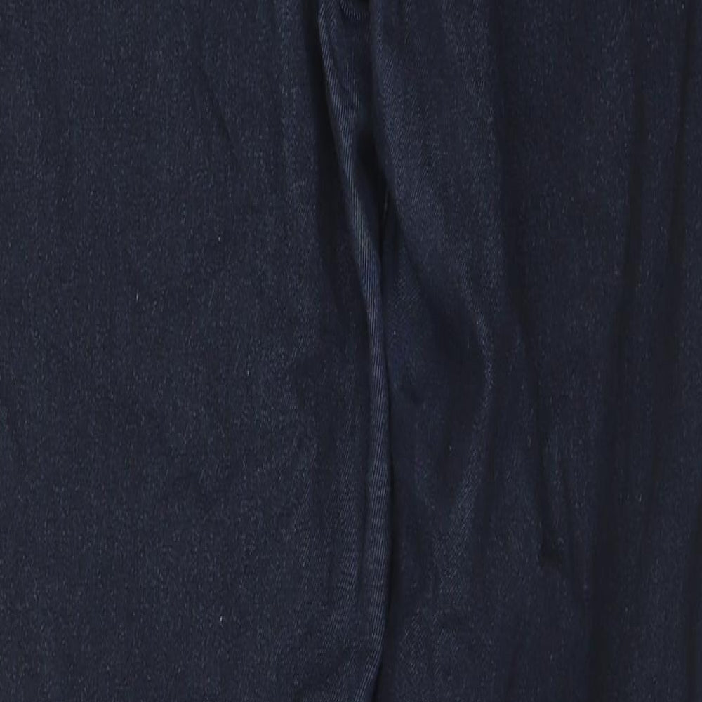 Armani Exchange Womens Blue Cotton Skinny Jeans Size 10 L29 in Regular Zip