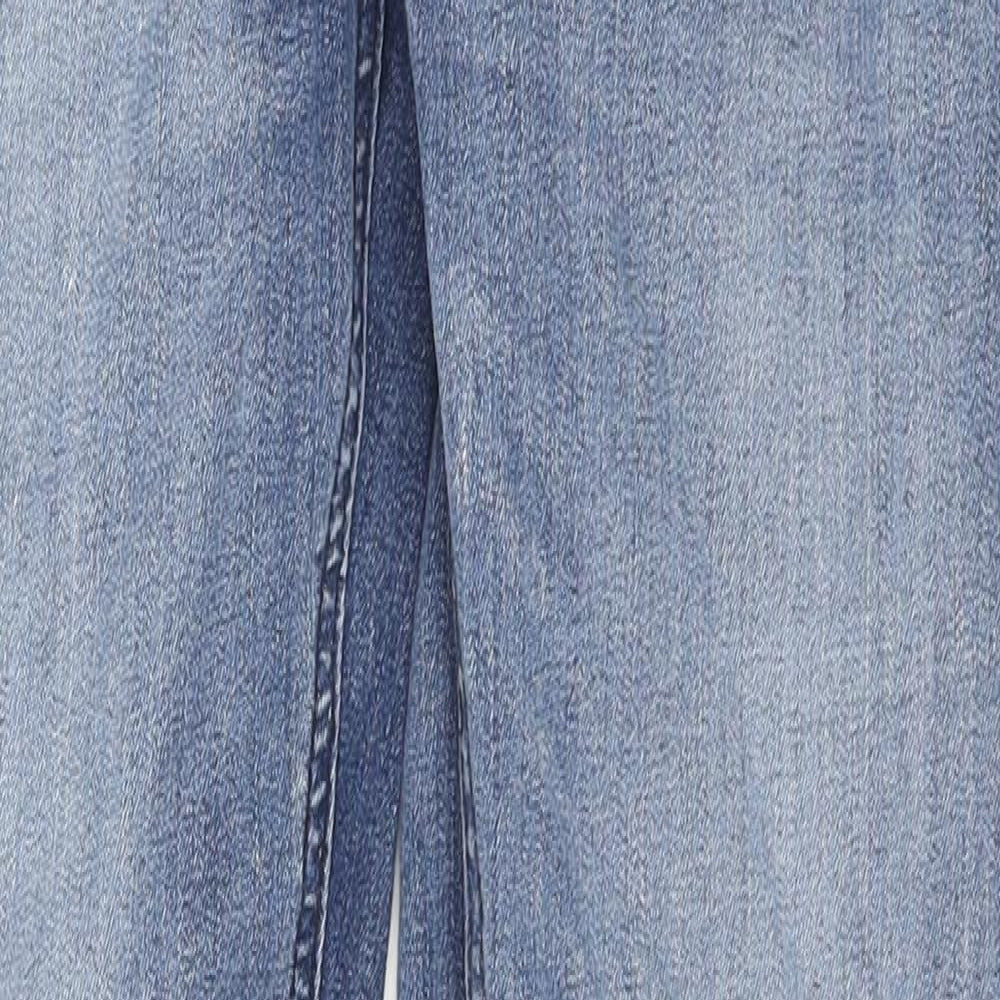 Ringspun Mens Blue Cotton Skinny Jeans Size 30 in L30 in Regular Zip