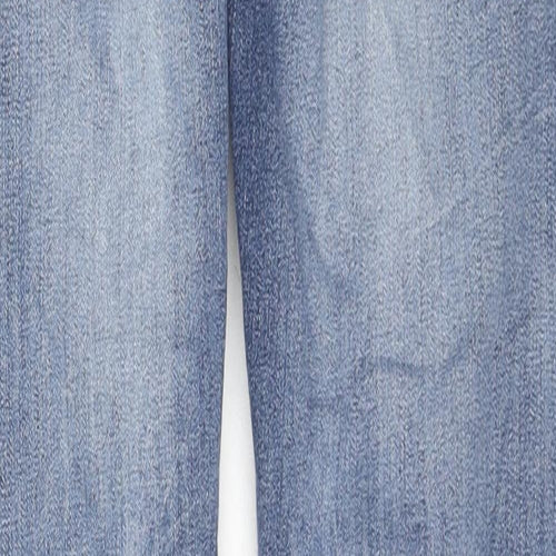 Ringspun Mens Blue Cotton Skinny Jeans Size 30 in L30 in Regular Zip