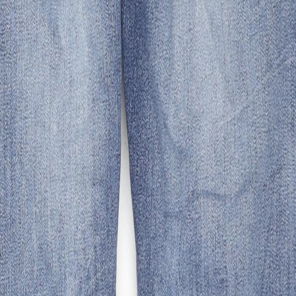 Ringspun Mens Blue Cotton Skinny Jeans Size 30 in L30 in Regular Zip