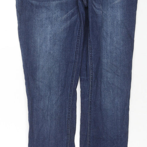 Up! Womens Blue Cotton Skinny Jeans Size 6 L26 in Regular