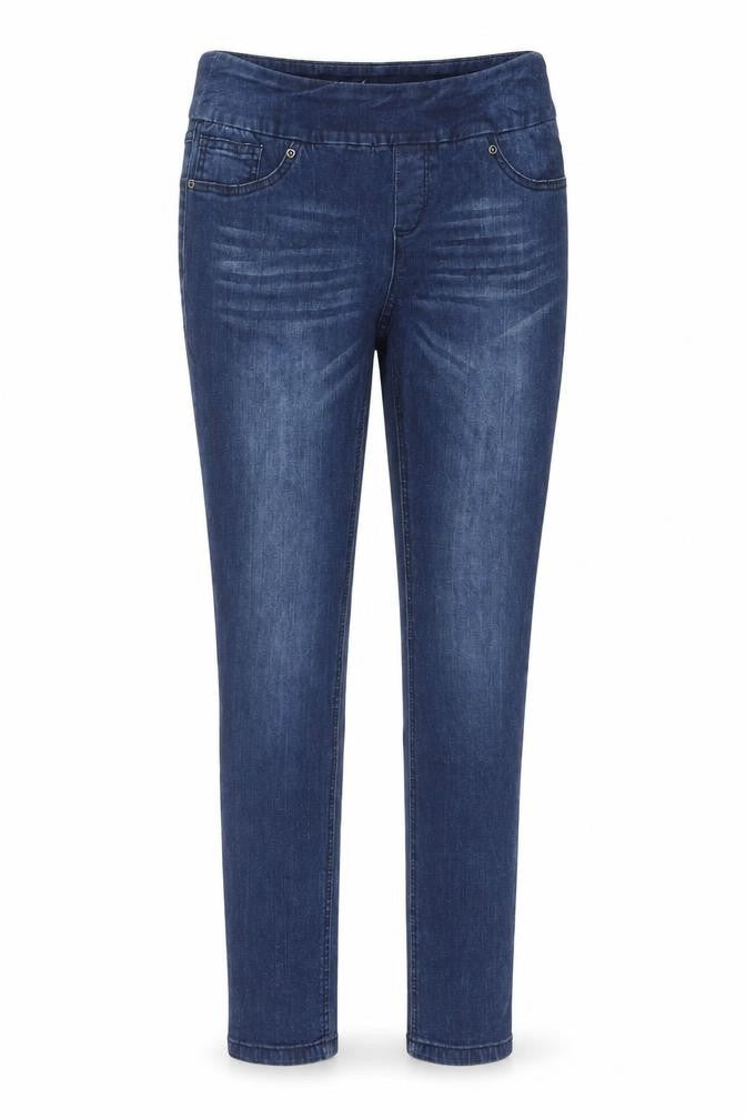 Up! Womens Blue Cotton Skinny Jeans Size 6 L26 in Regular