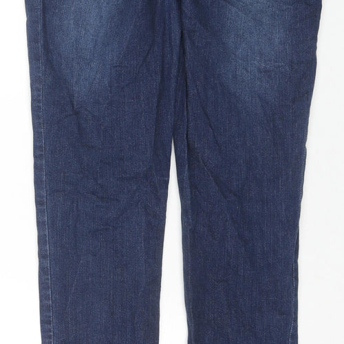 Up! Womens Blue Cotton Skinny Jeans Size 6 L26 in Regular