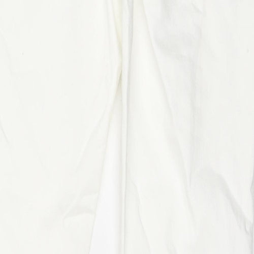 Denim & Co. Womens White Cotton Skinny Jeans Size 14 L30 in Regular Zip