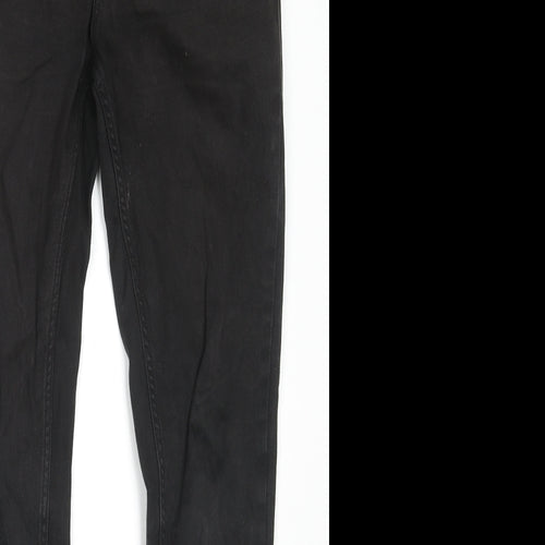 NEXT Boys Black Cotton Skinny Jeans Size 16 Years L30 in Regular Zip