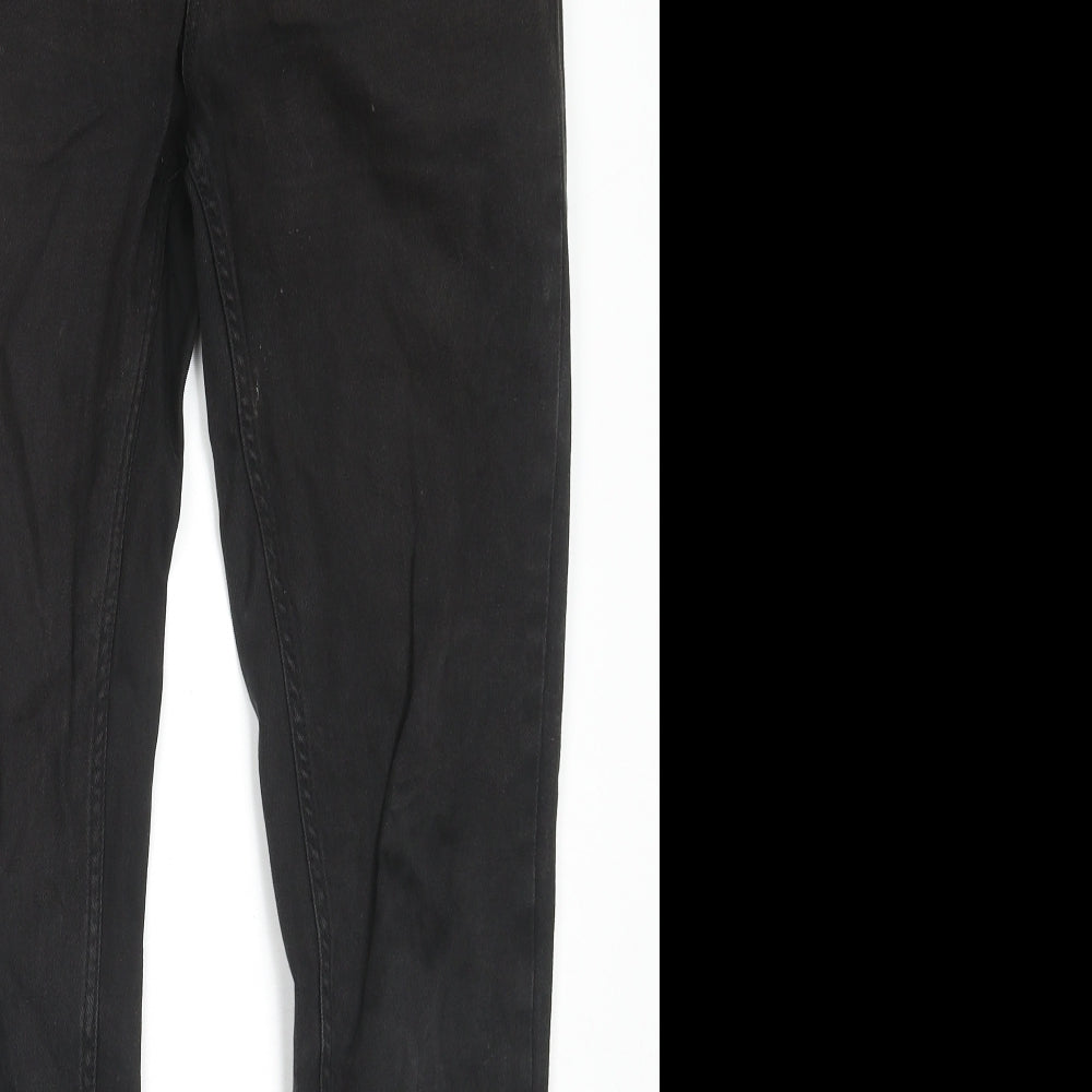 NEXT Boys Black Cotton Skinny Jeans Size 16 Years L30 in Regular Zip