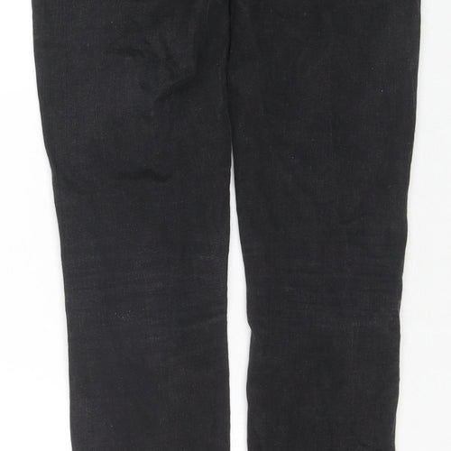 Mango Womens Black Cotton Jegging Jeans Size 6 L28 in Regular