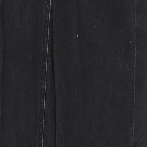 Mango Womens Black Cotton Jegging Jeans Size 6 L28 in Regular