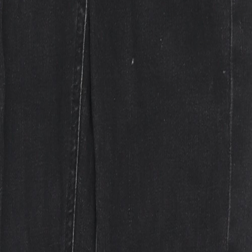 Mango Womens Black Cotton Jegging Jeans Size 6 L28 in Regular