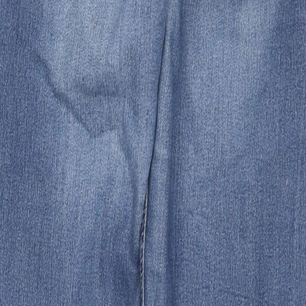 TU Womens Blue Cotton Jegging Jeans Size 16 L30 in Regular