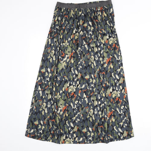 Trend Womens Multicoloured Geometric Polyester A-Line Skirt Size 28 in
